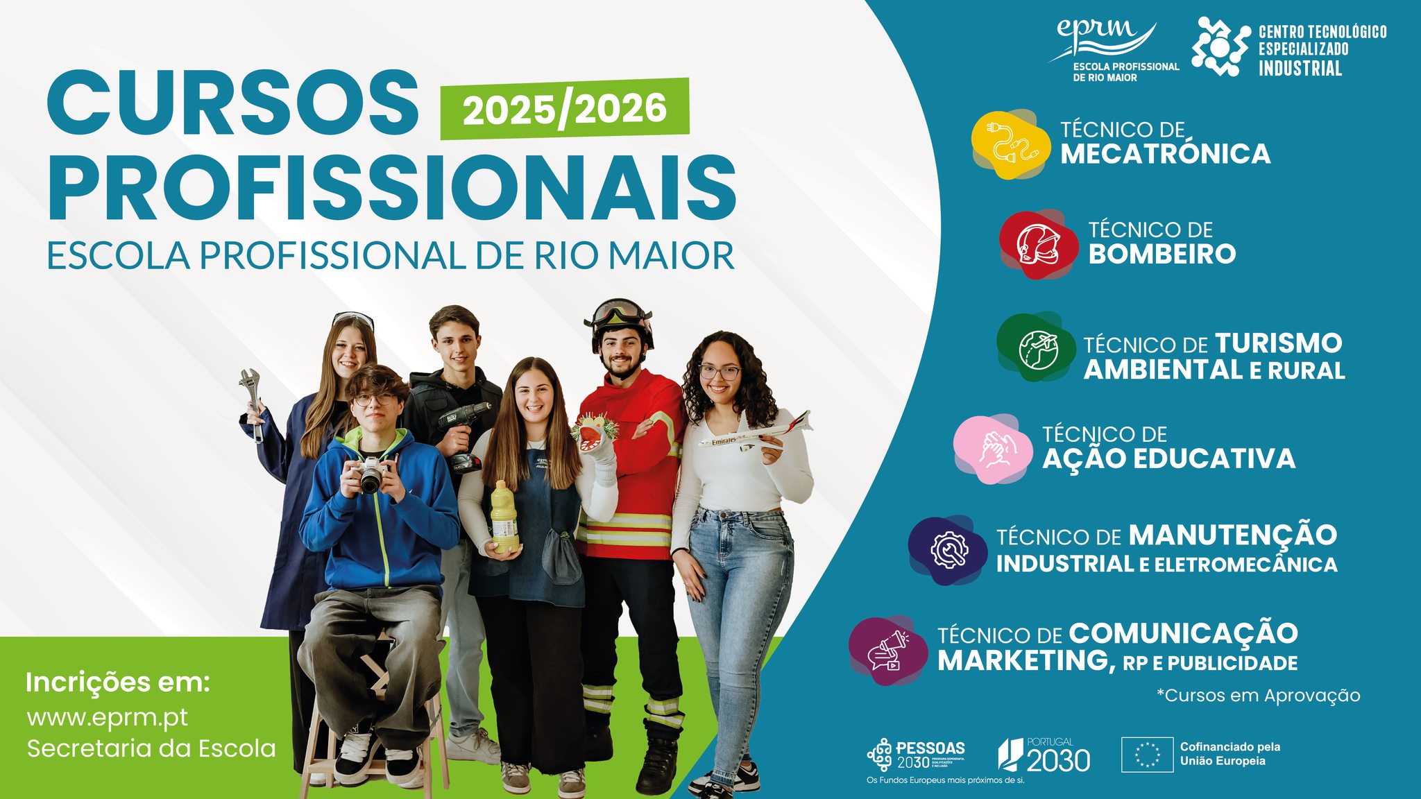 Oferta formativa da EPRM 2025/2026